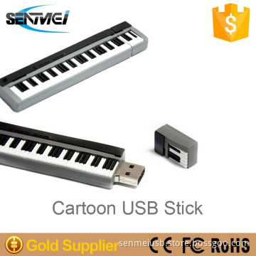 popular customized logo 8gb piano usb flash drive